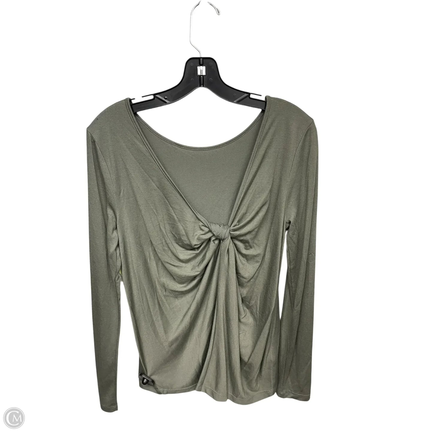 Athletic Top Long Sleeve Crewneck By Athleta In Green