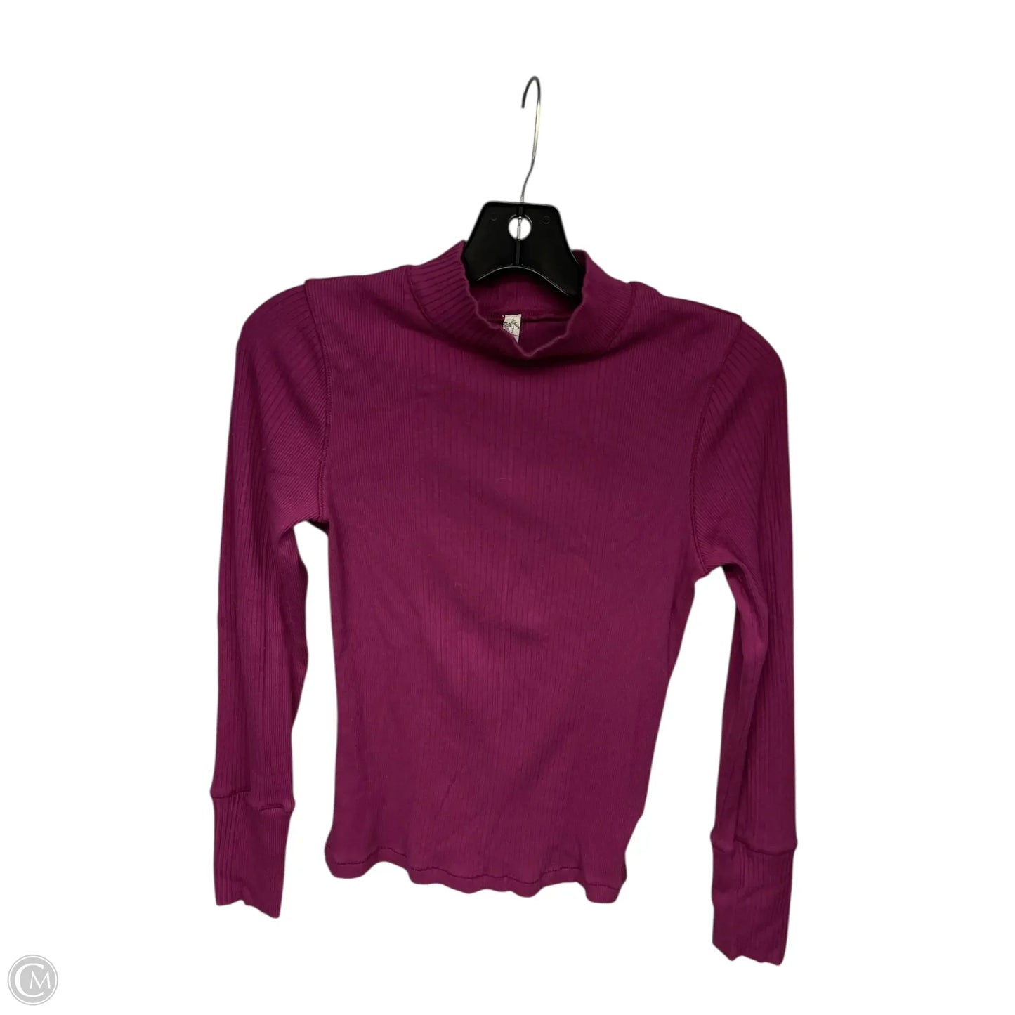 Top Long Sleeve Basic By Free People In Purple, Size: M