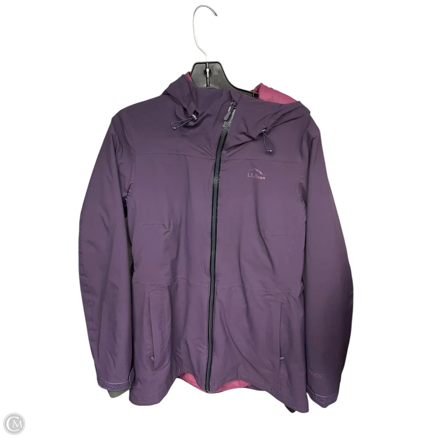 Jacket Windbreaker By L.l. Bean In Purple, Size: S