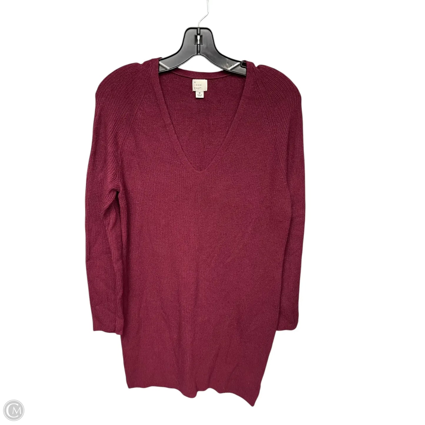 Dress Sweater By A New Day In Red, Size: M