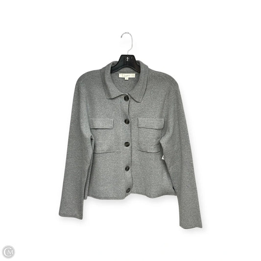 Cardigan By Loft In Grey, Size: L
