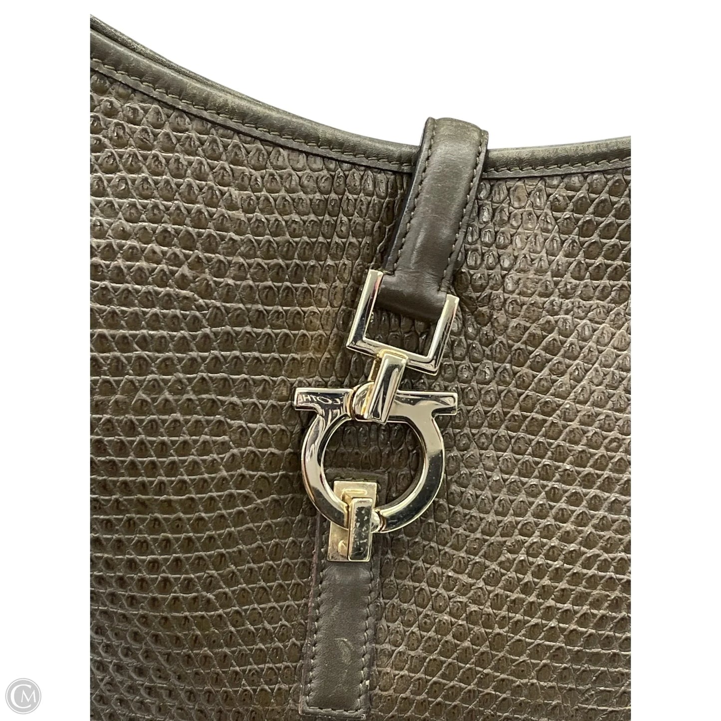 Handbag Luxury Designer By Ferragamo, Size: Medium