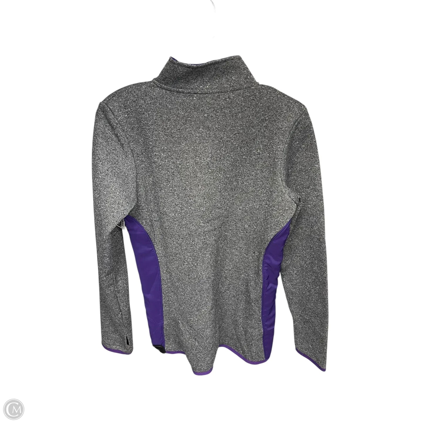 Athletic Jacket By Nfl In Grey & Purple, Size: S