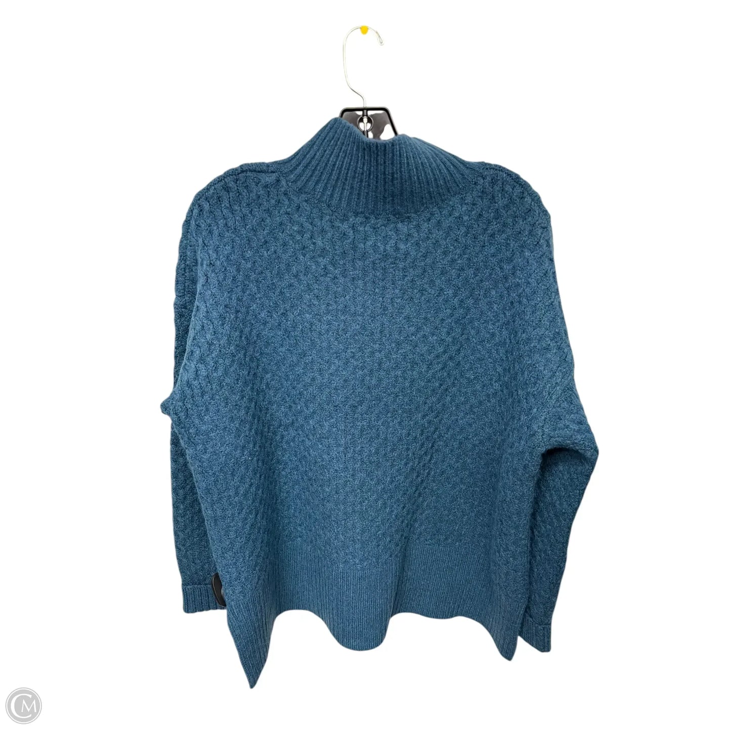 Sweater By Nordstrom In Teal, Size: L