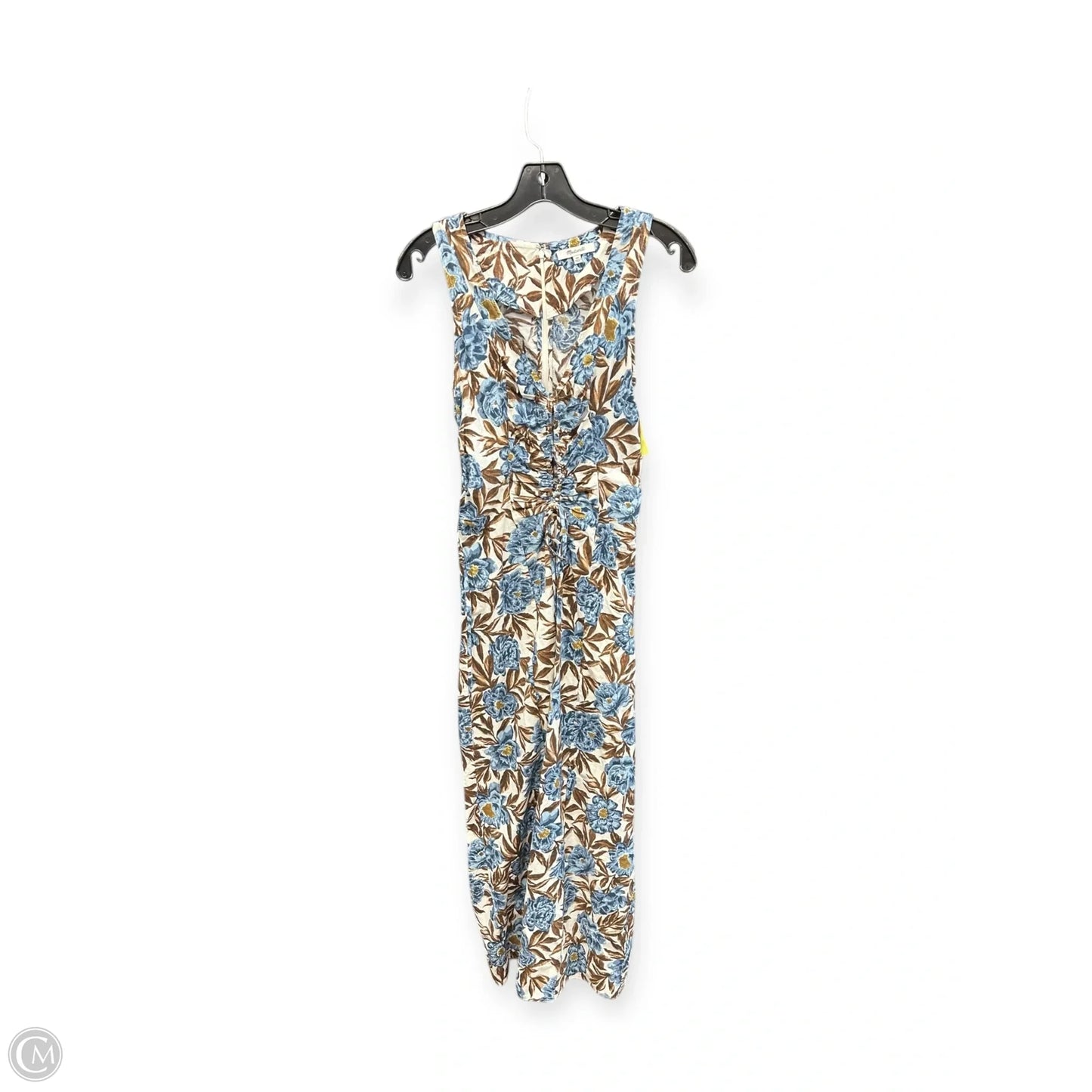 Dress Casual Maxi By Madewell In Blue & Brown, Size: Xs