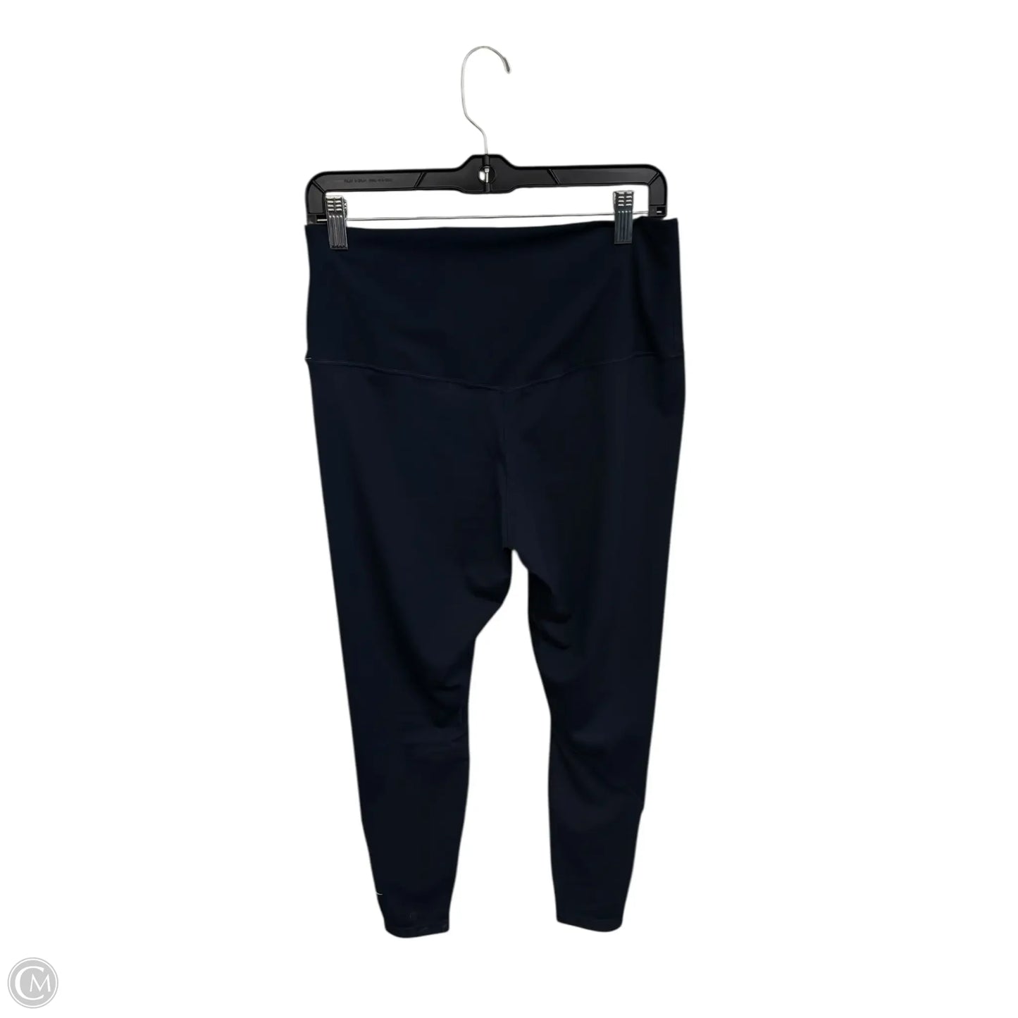 Athletic Leggings By Nike Apparel In Navy, Size: L