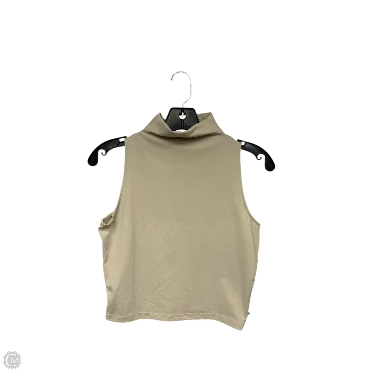 Athletic Tank Top By Yogalicious In Cream, Size: M