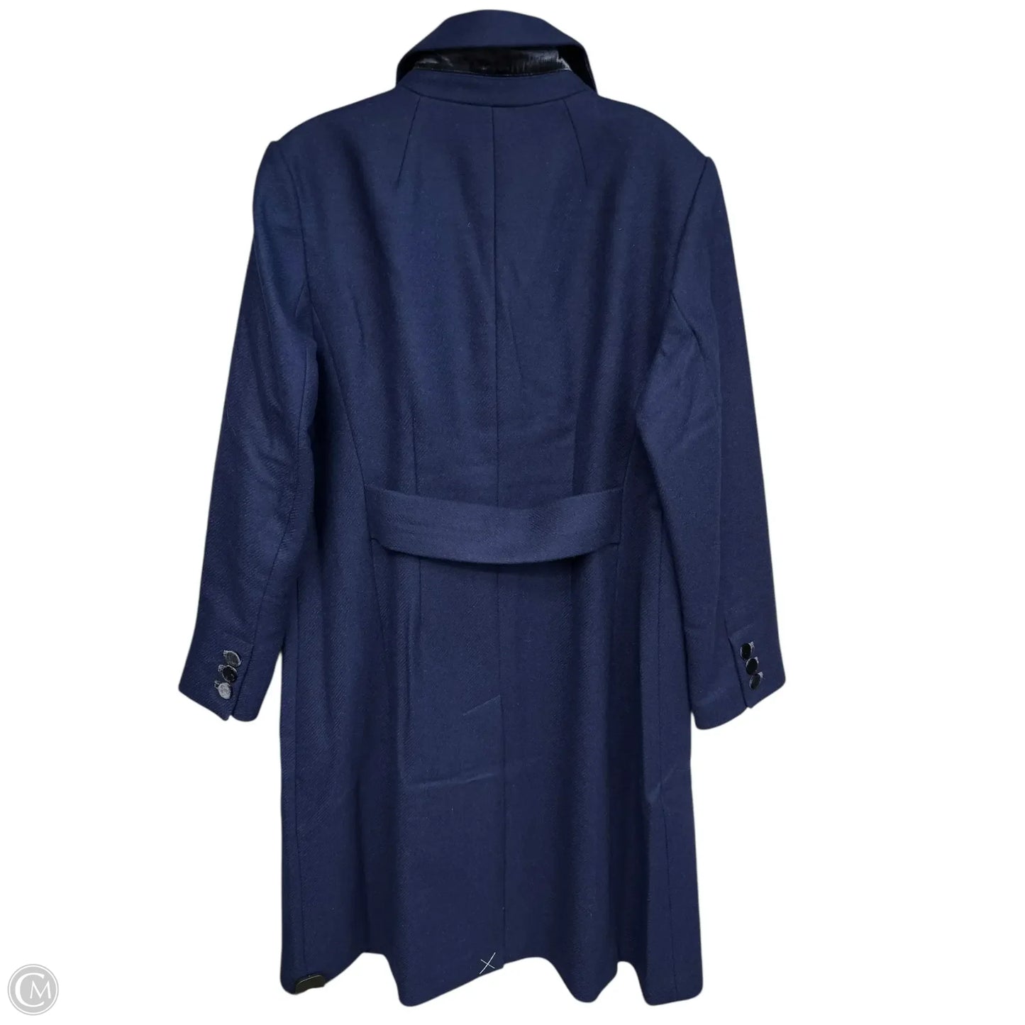 Coat Peacoat By Talbots In Navy, Size: 14