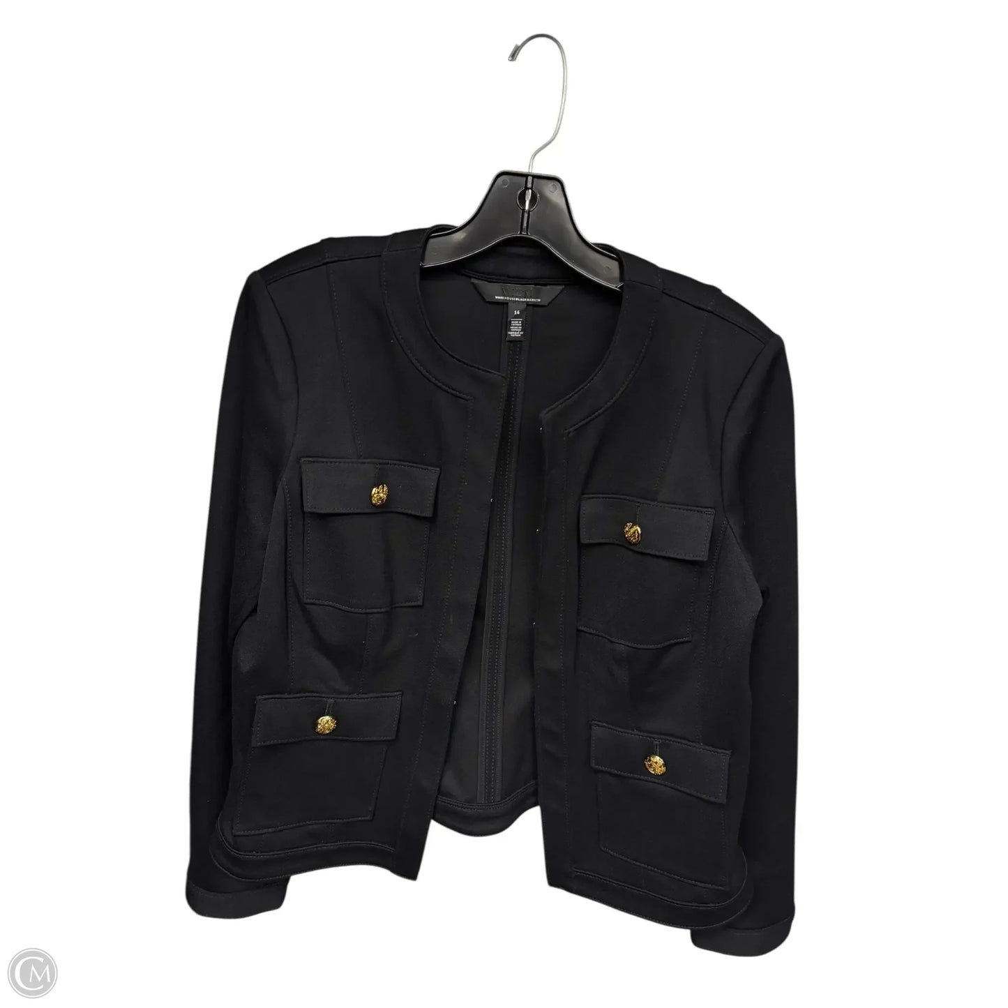 Jacket Other By White House Black Market In Black & Gold, Size: 14