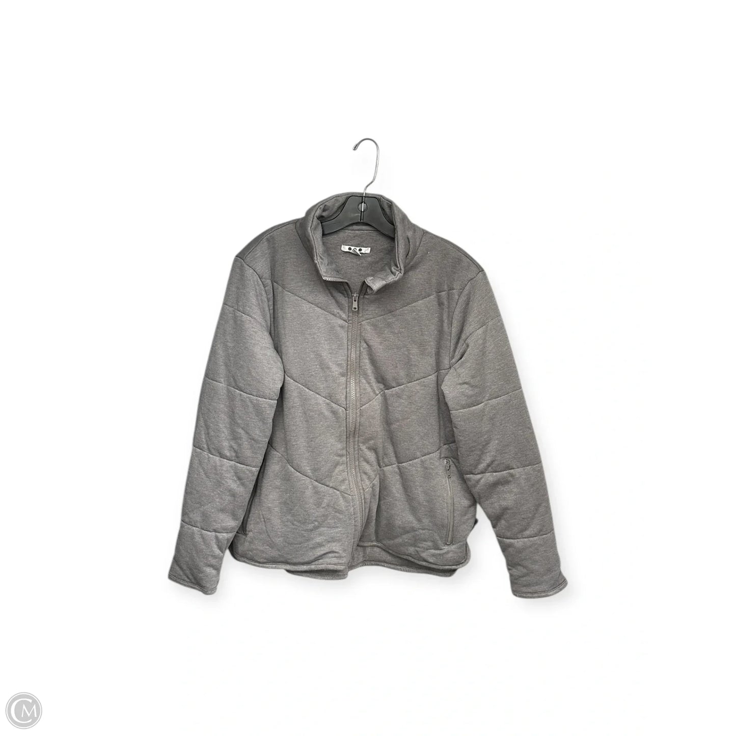 Jacket Other By Three Dots In Grey, Size: L