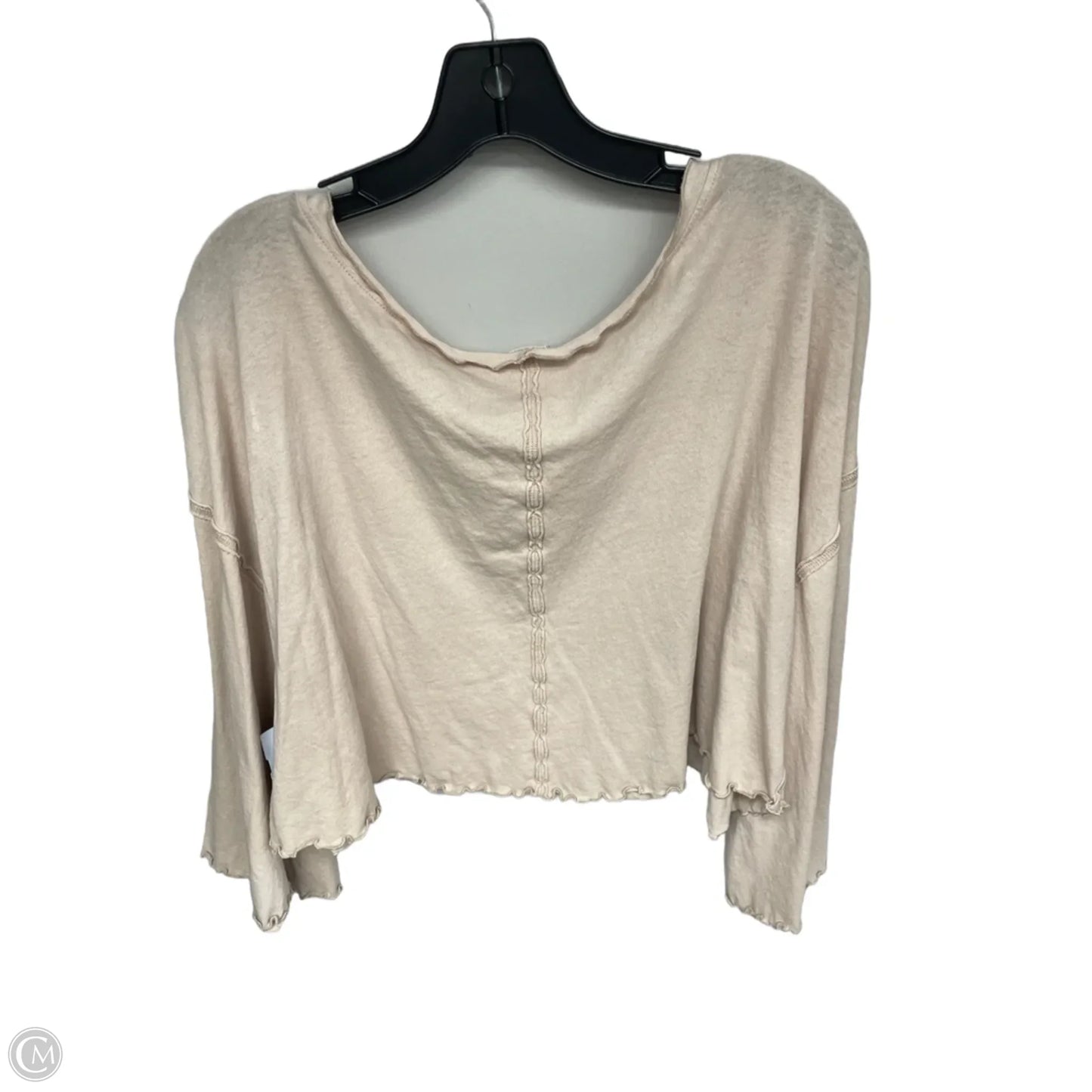 Top Long Sleeve By We The Free In Cream, Size: L