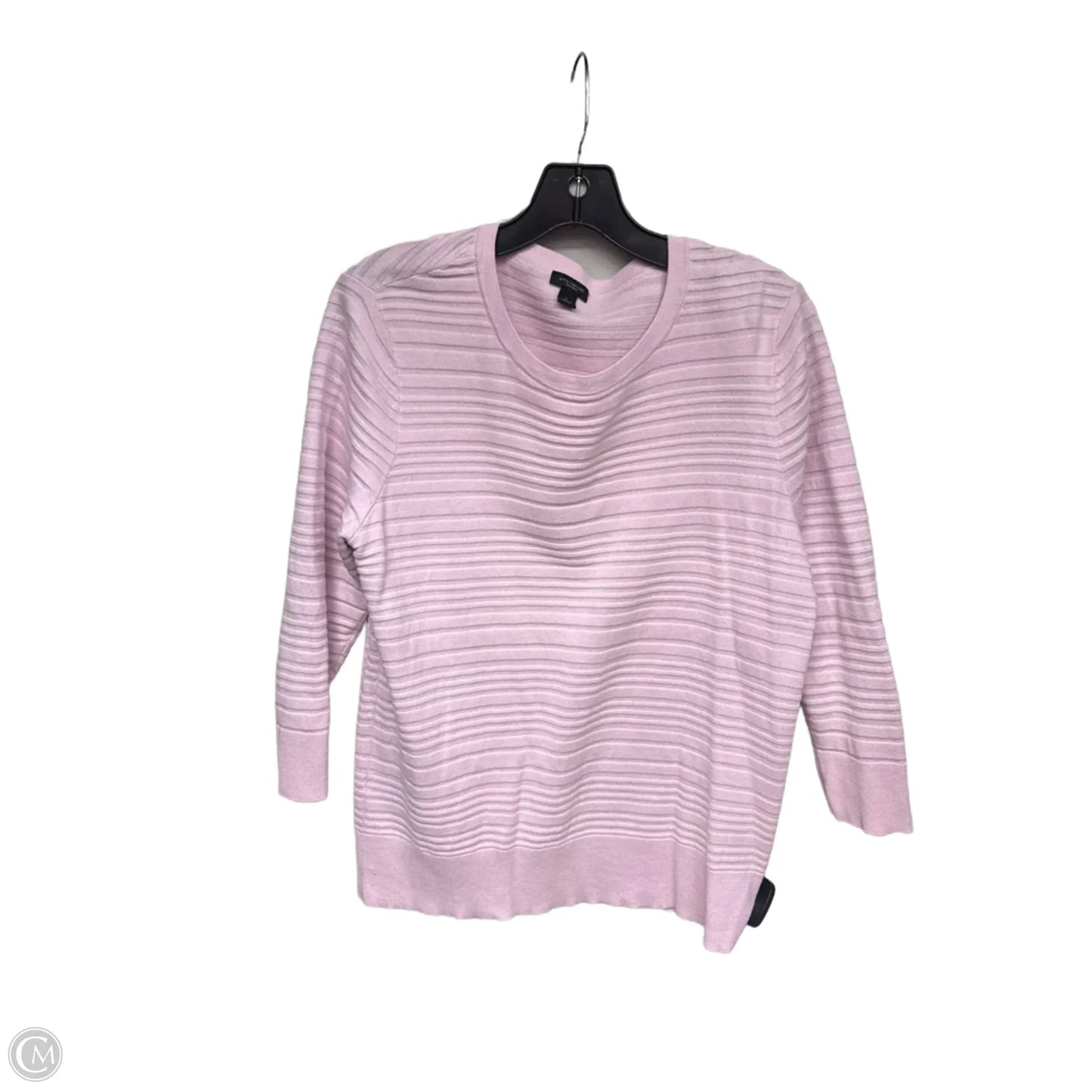 Sweater By Ann Taylor In Pink, Size: L