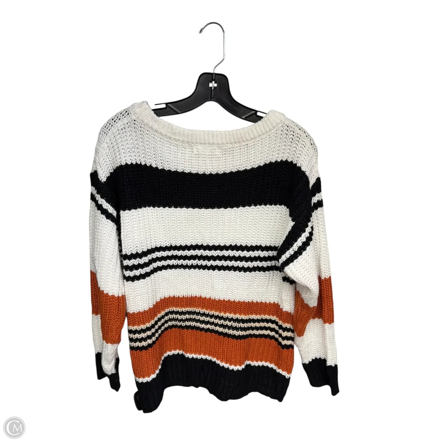 Sweater By Kirundo In Black & White, Size: M