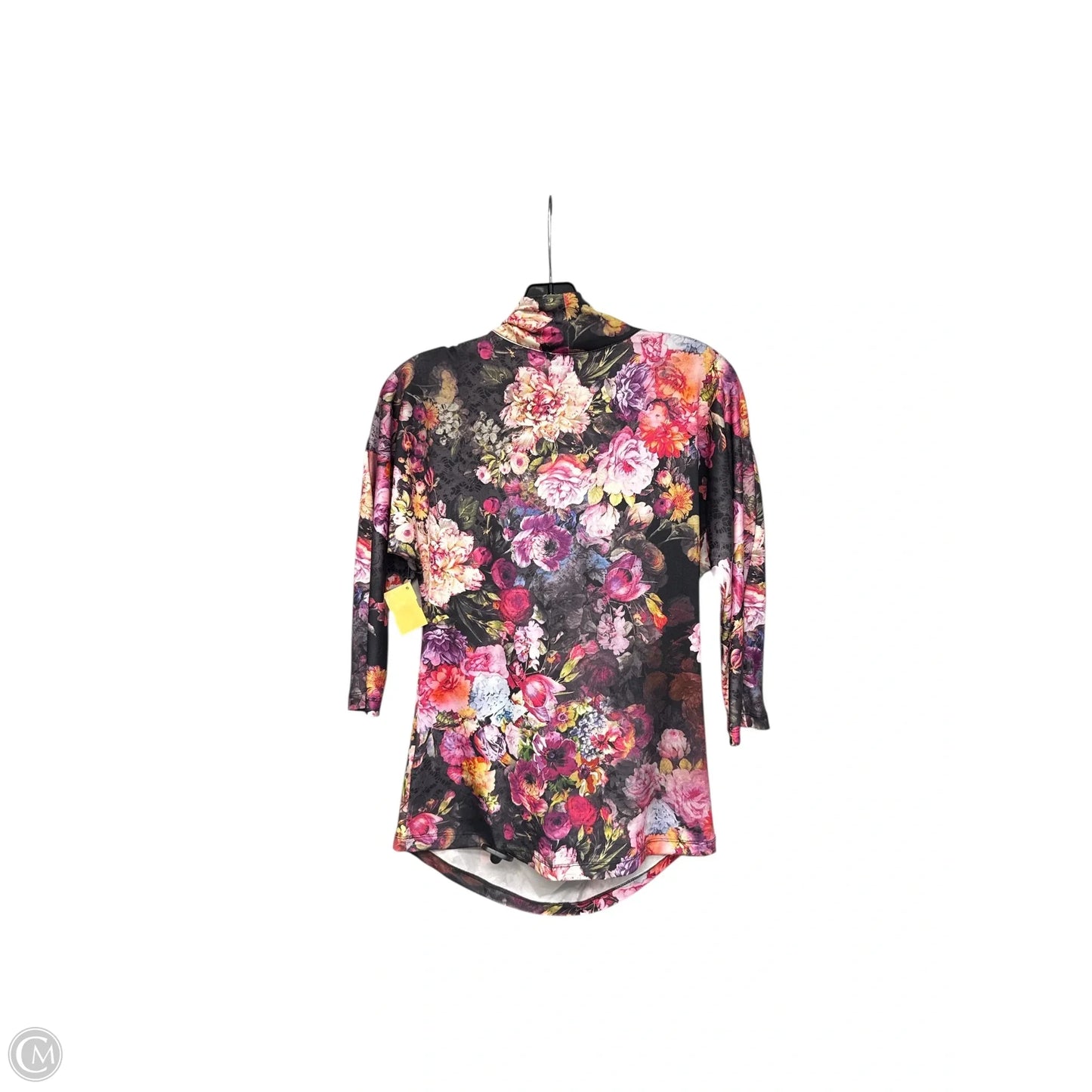 Top 3/4 Sleeve By Eci In Pink & Purple, Size: S