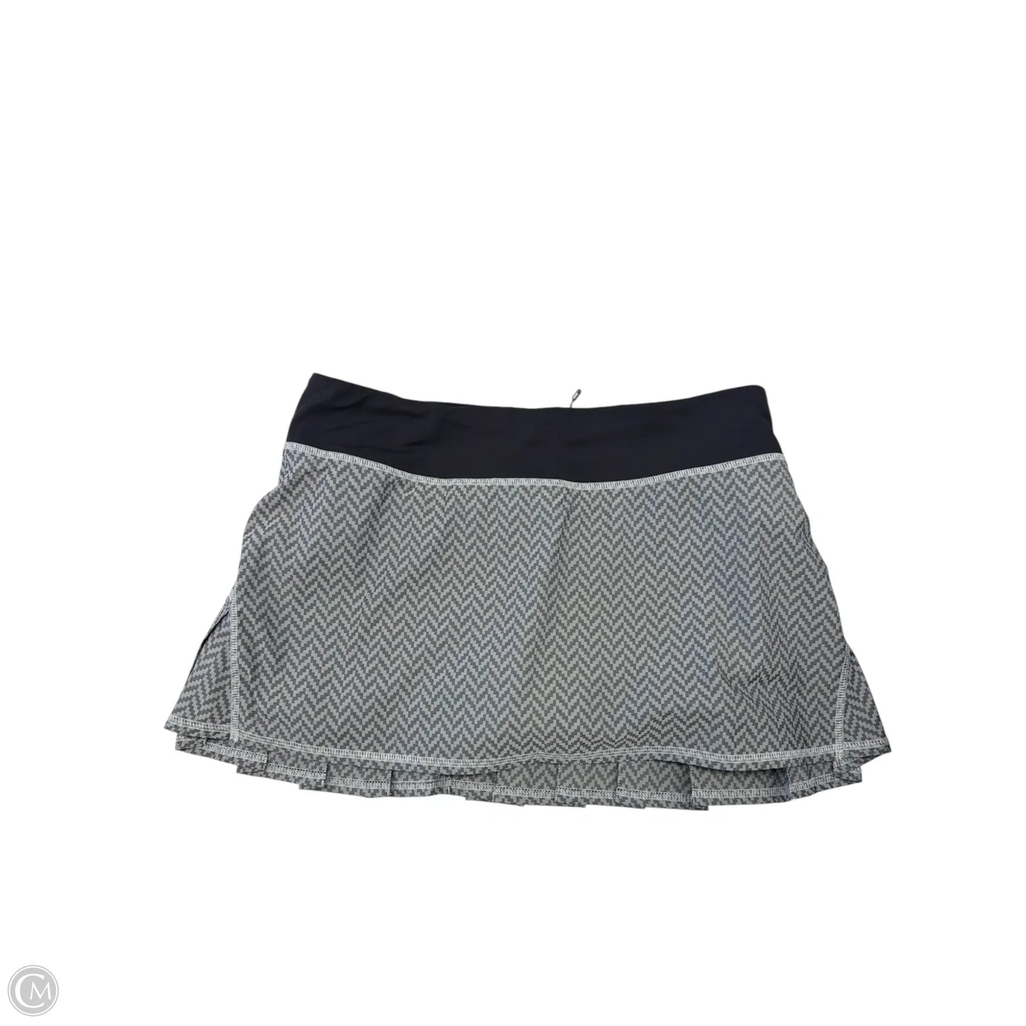 Athletic Skort By Lululemon In Grey, Size: 8