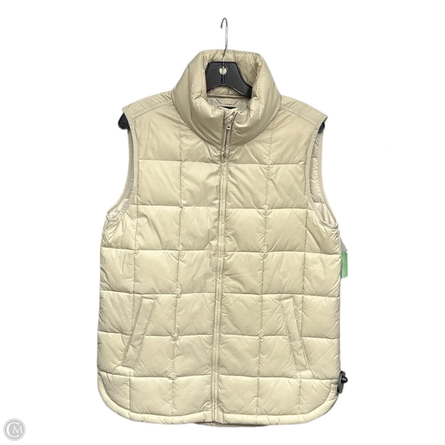 Vest Puffer & Quilted By Gap In Cream, Size: S