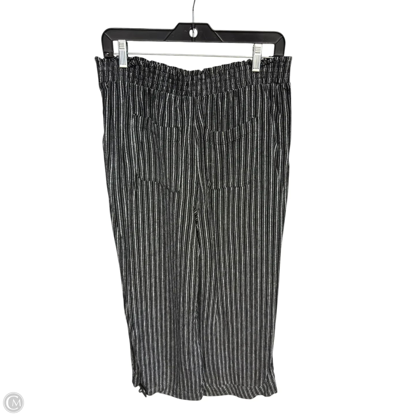 Pants Wide Leg By Time And Tru In Black & White, Size: M