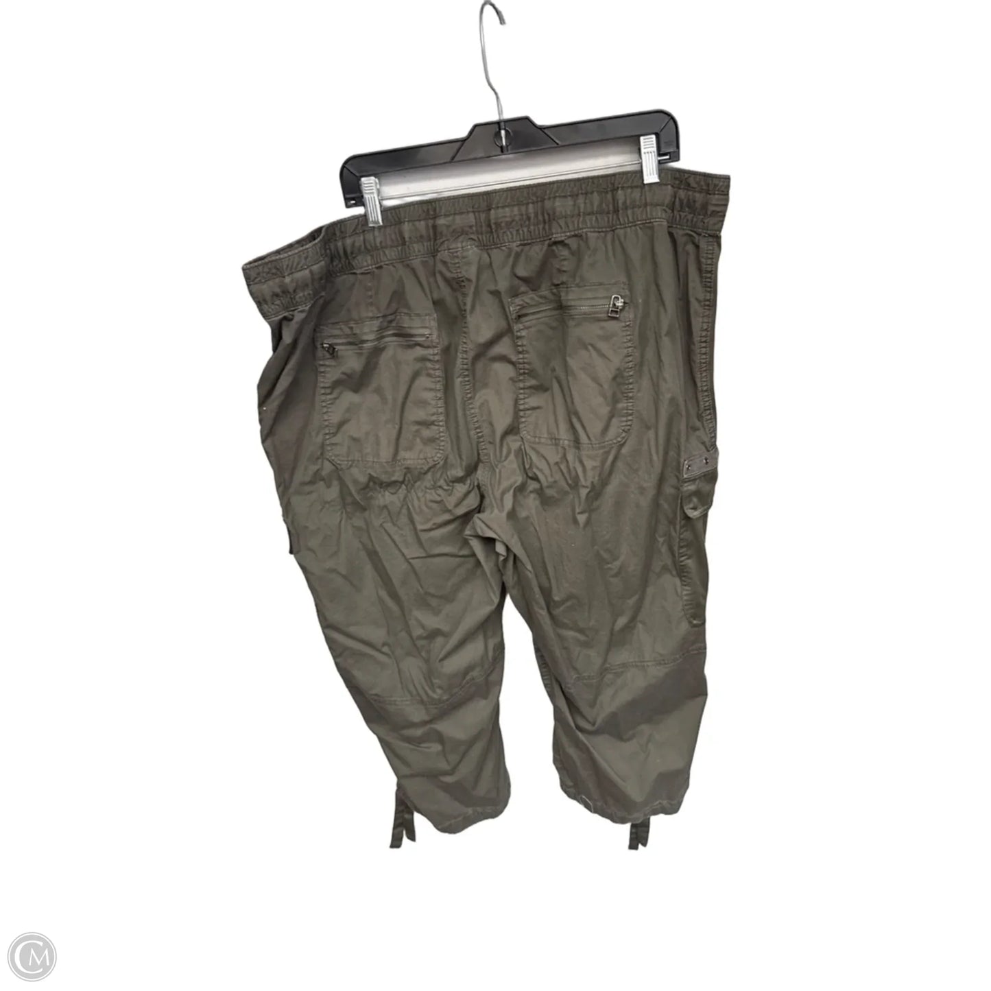 Capris By Lane Bryant In Green, Size: 22