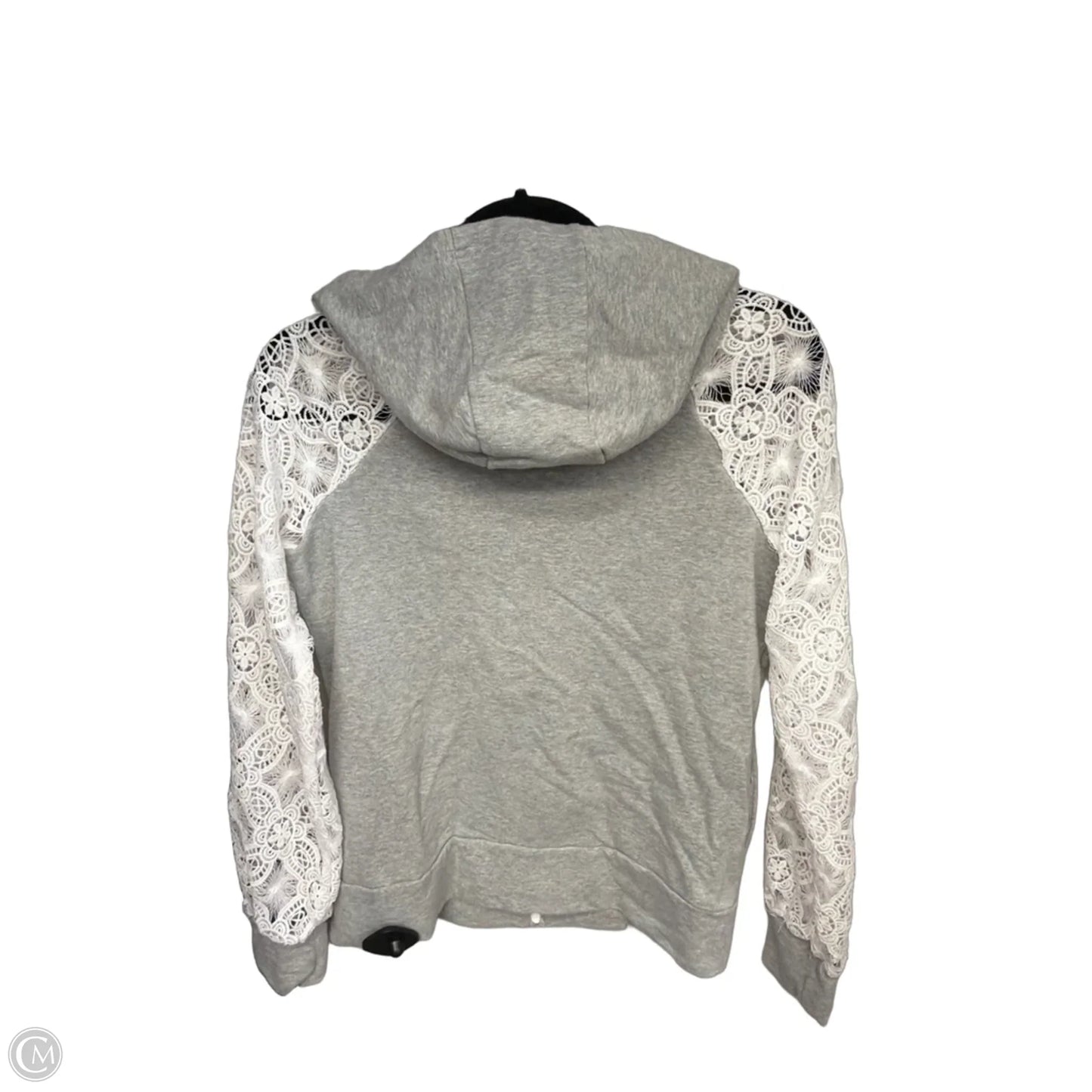 Sweatshirt Hoodie By Boston Proper In Grey, Size: S