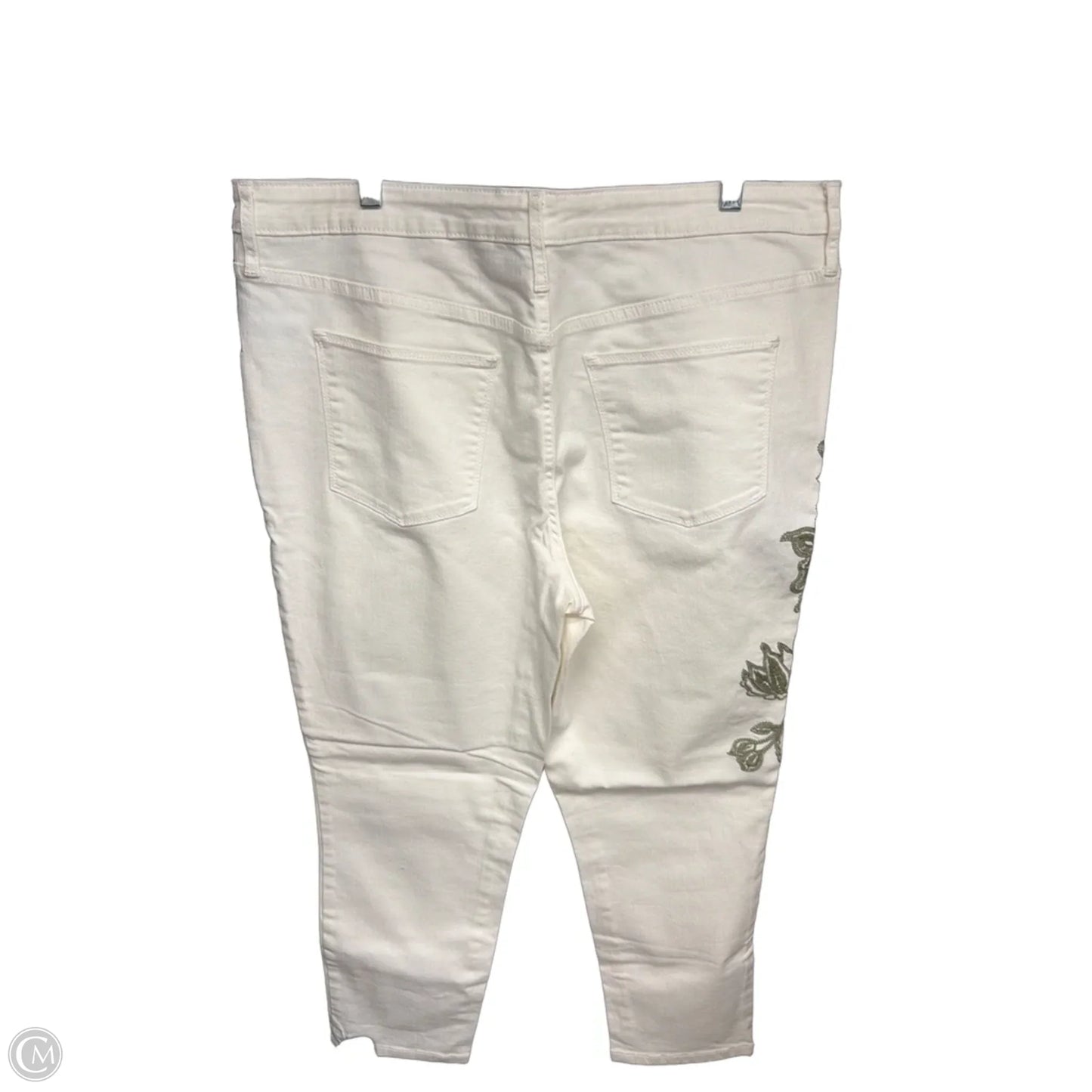 Jeans Skinny By Universal Thread In White, Size: 16