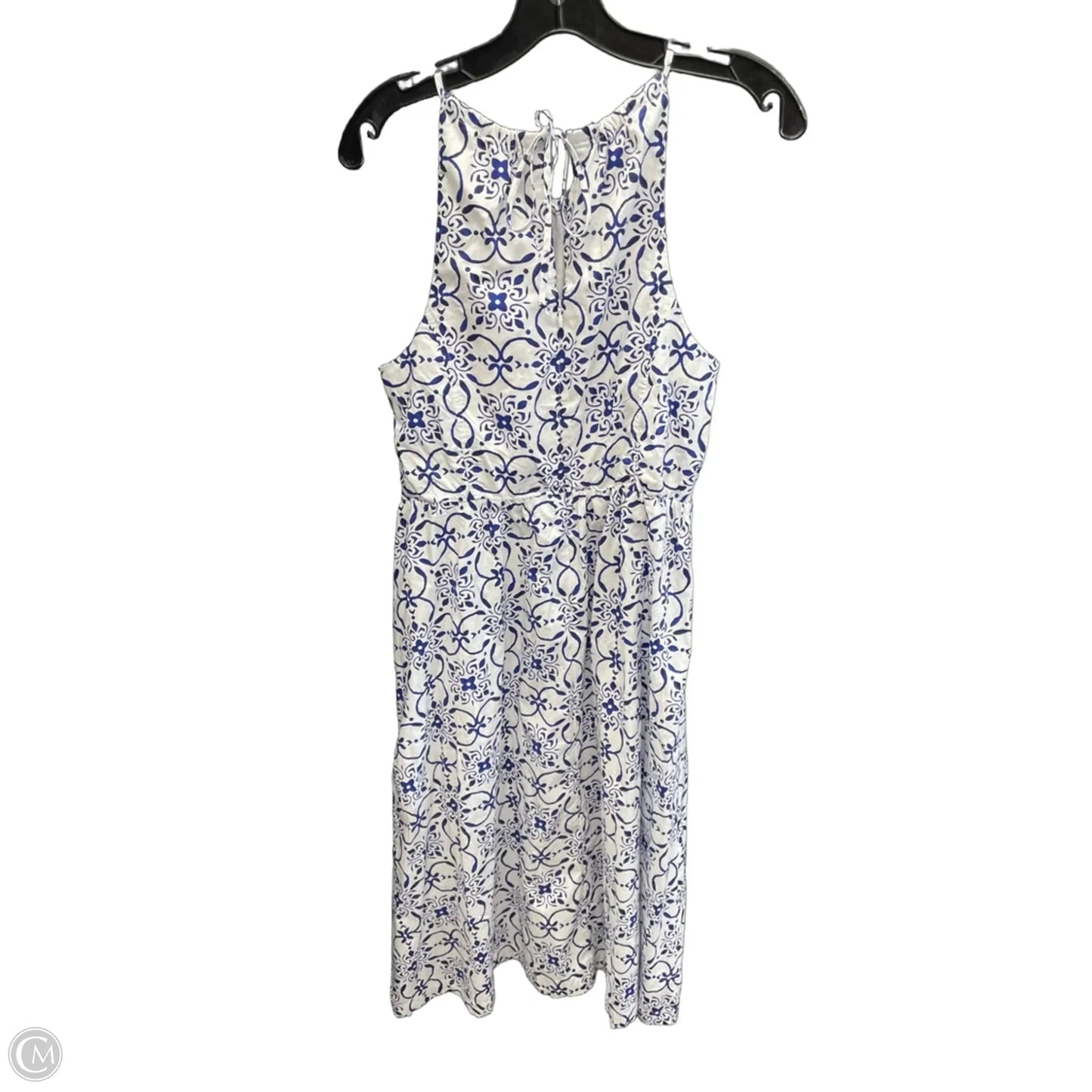 Dress Casual Maxi By Gap In Blue & White, Size: 6