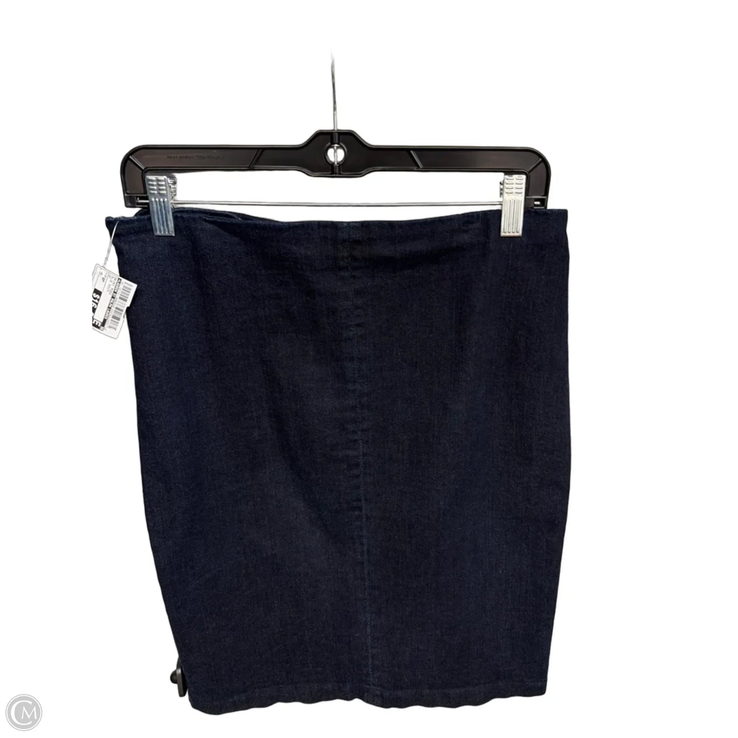 Skirt Midi By Lauren By Ralph Lauren In Blue Denim, Size: 6p