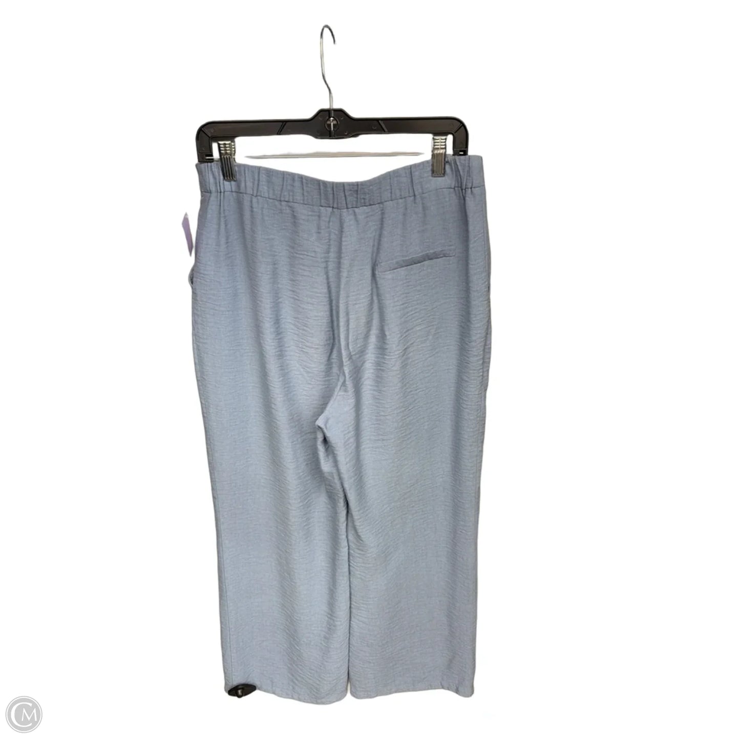 Pants Cropped By Happily Grey In Blue, Size: L