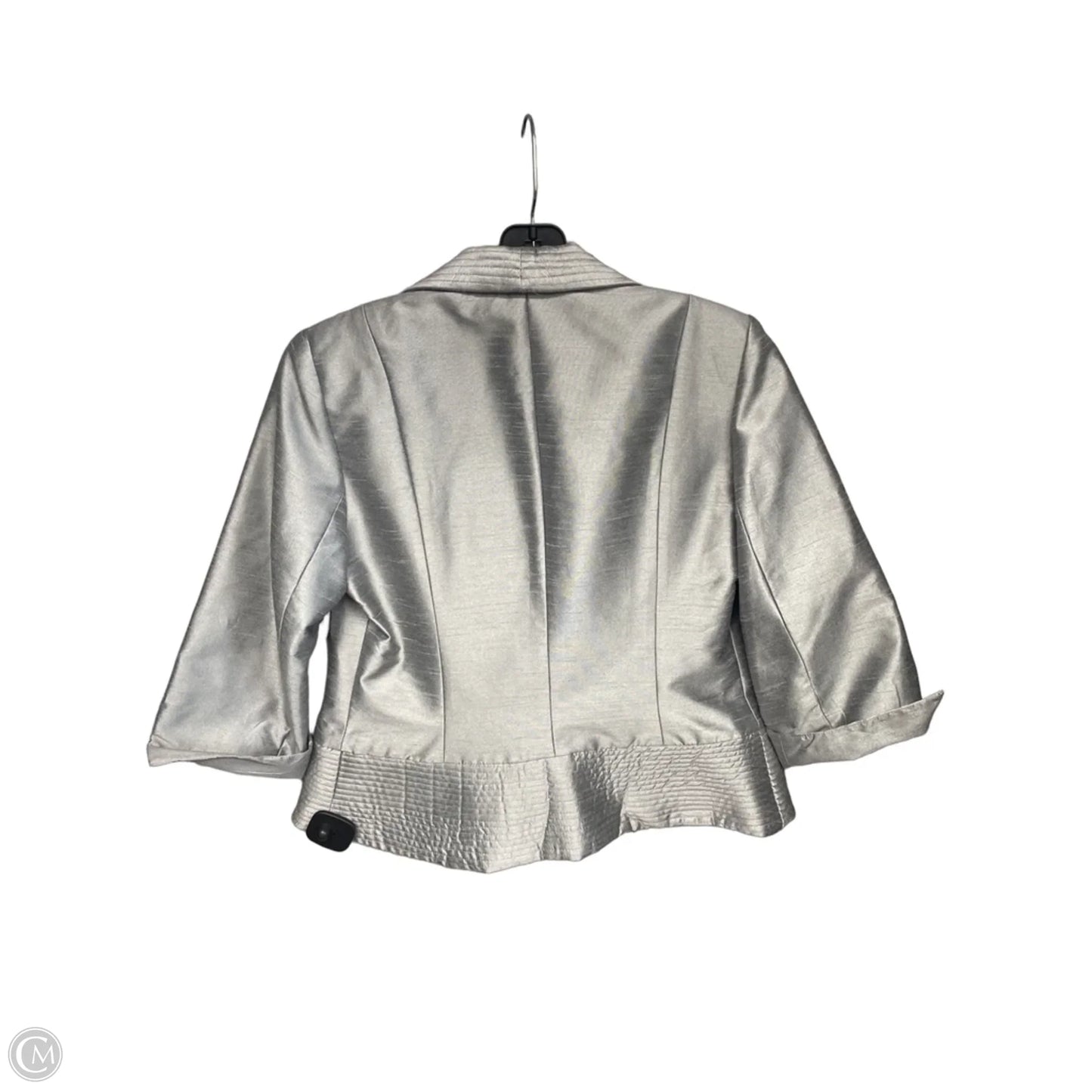 Blazer By Js Collections In Silver, Size: 8