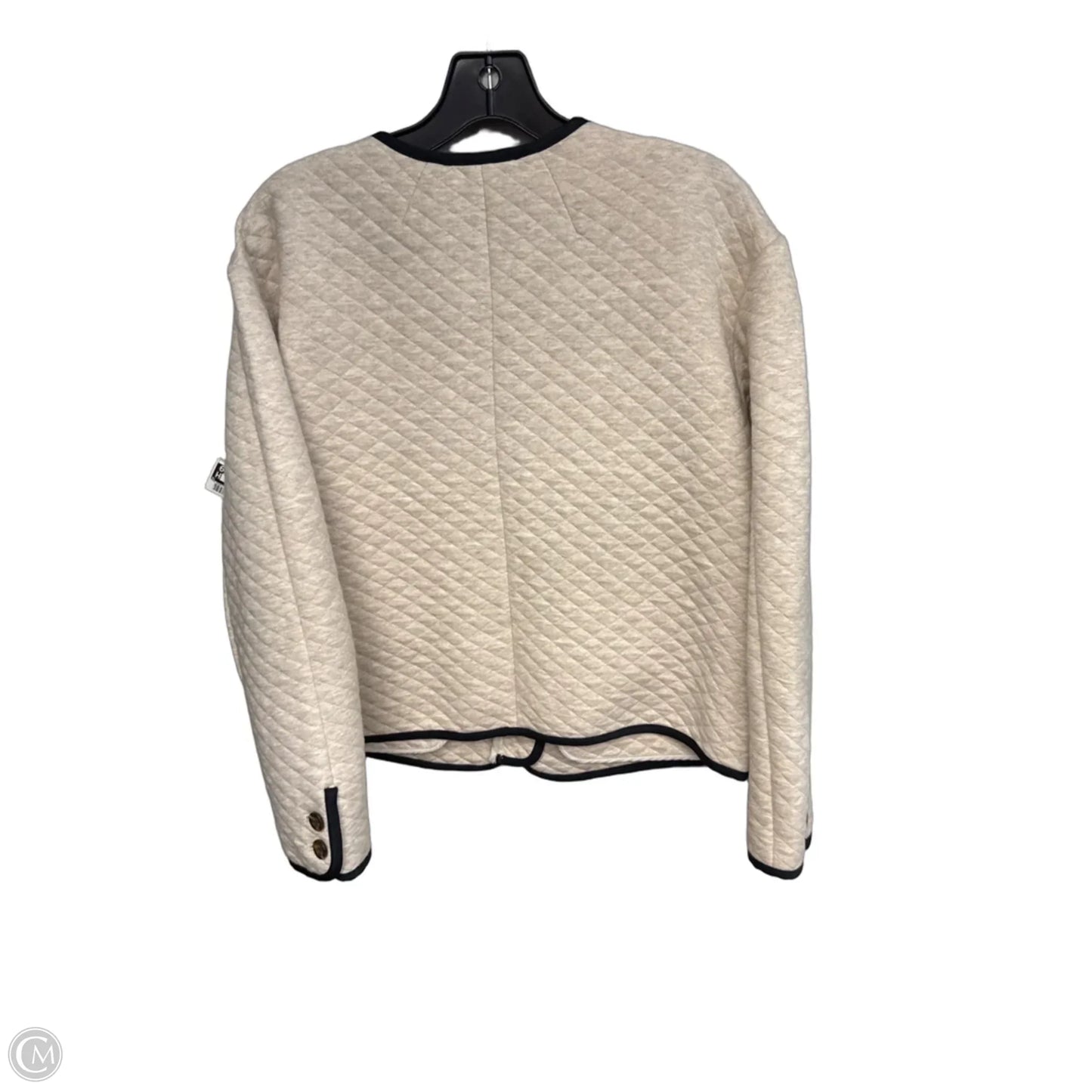 Jacket Other By Ann Taylor In Black & Cream, Size: M