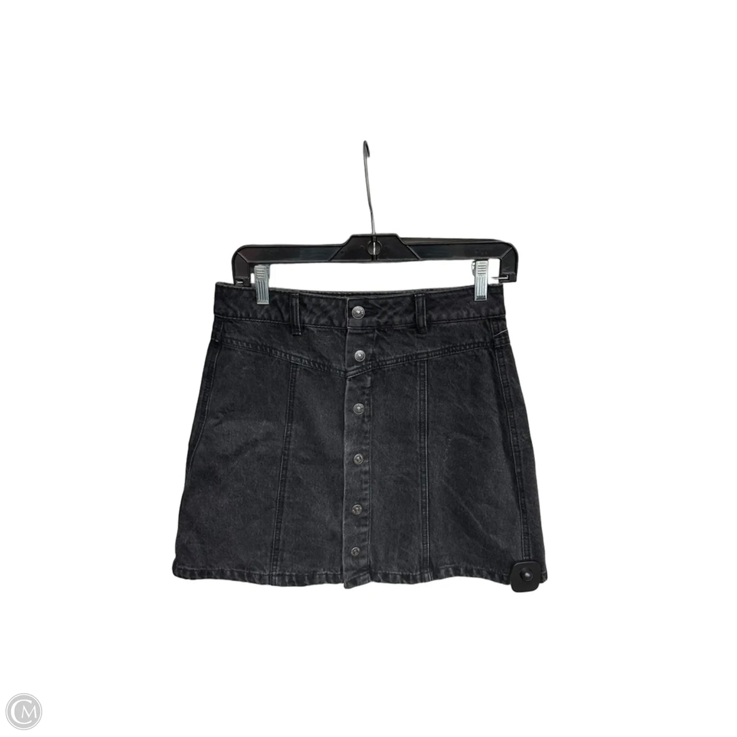 Skirt Mini & Short By Pull&bear In Black Denim, Size: S