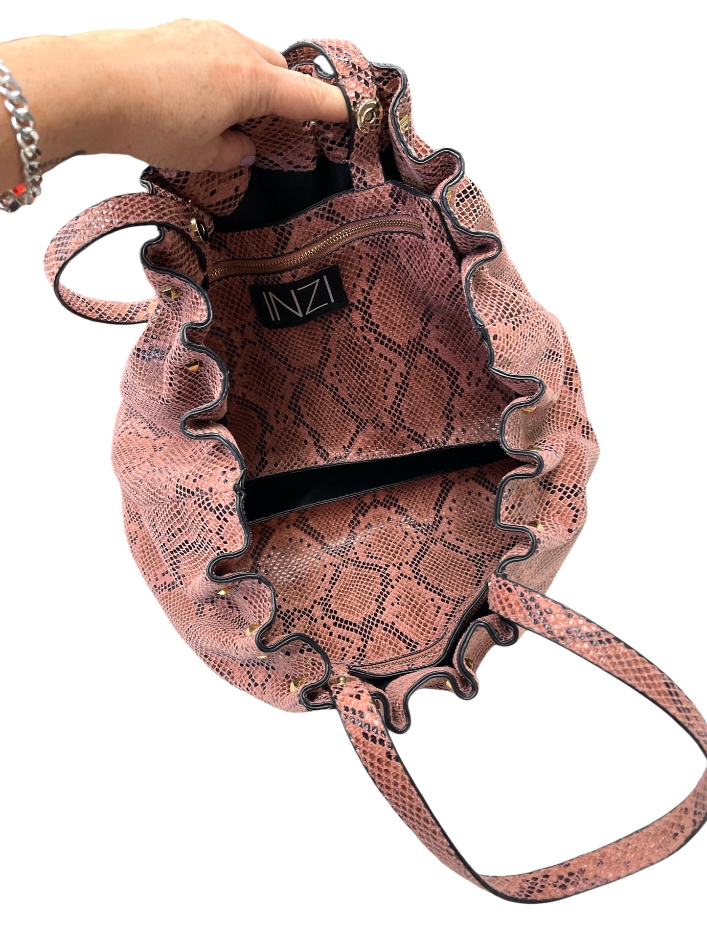 Handbag Designer By INZI Size: Large