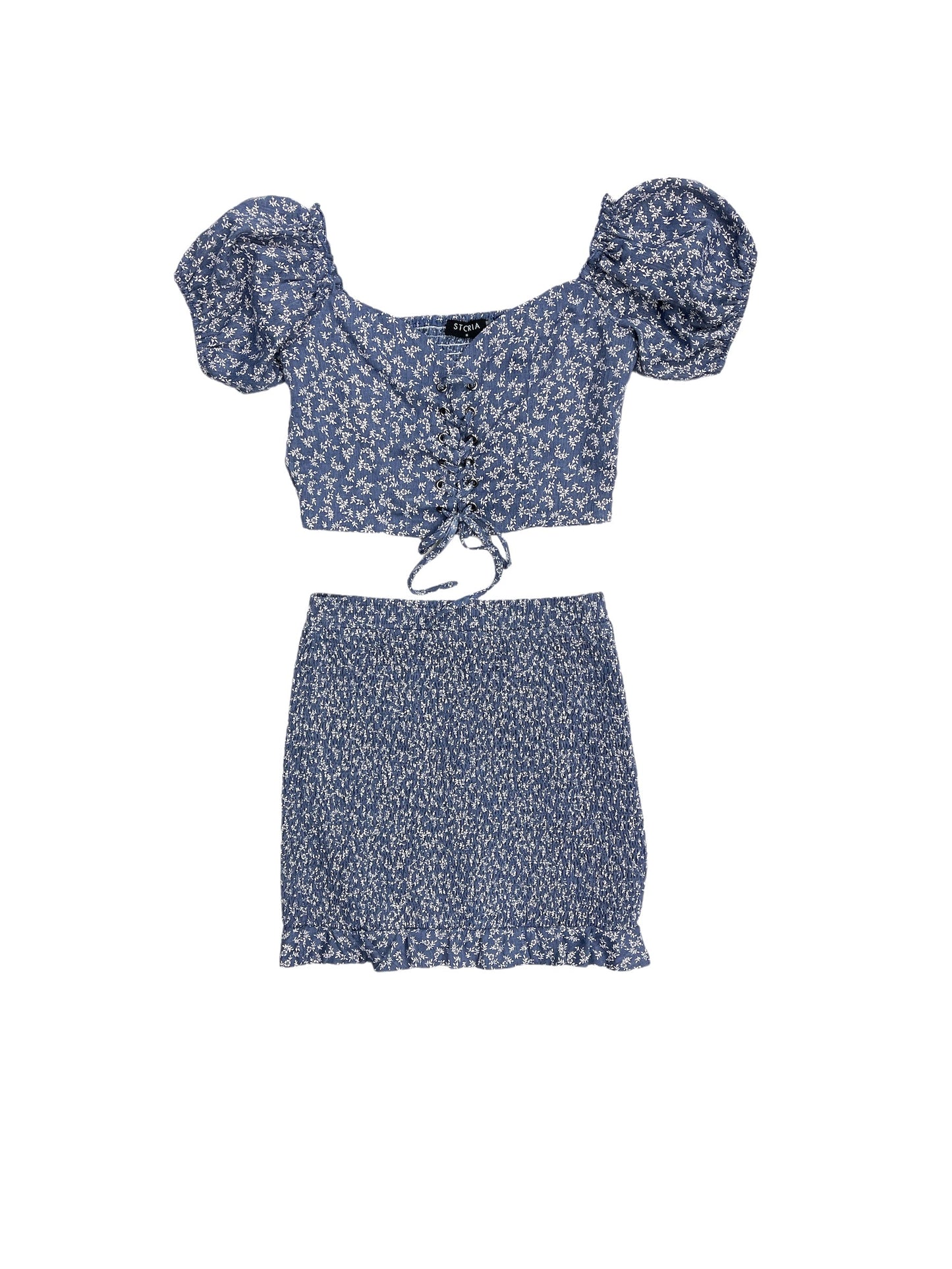 Top 2pc Short Sleeve By Storia Size: M