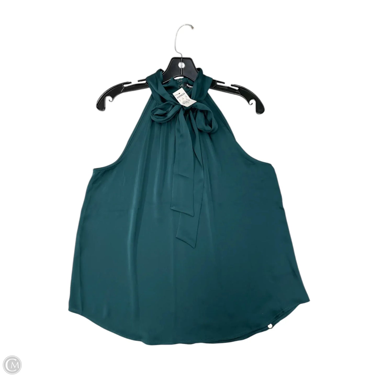 Top Sleeveless By Express In Green, Size: M