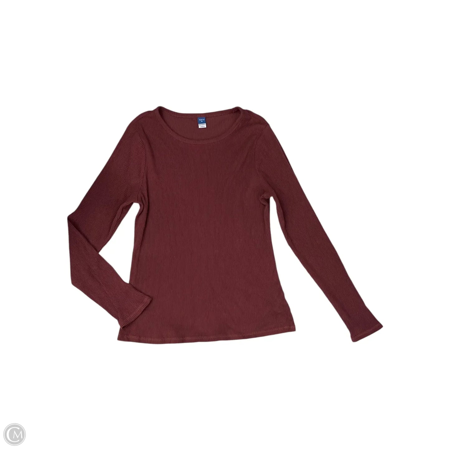 Top Long Sleeve By Old Navy In Maroon, Size: Xl