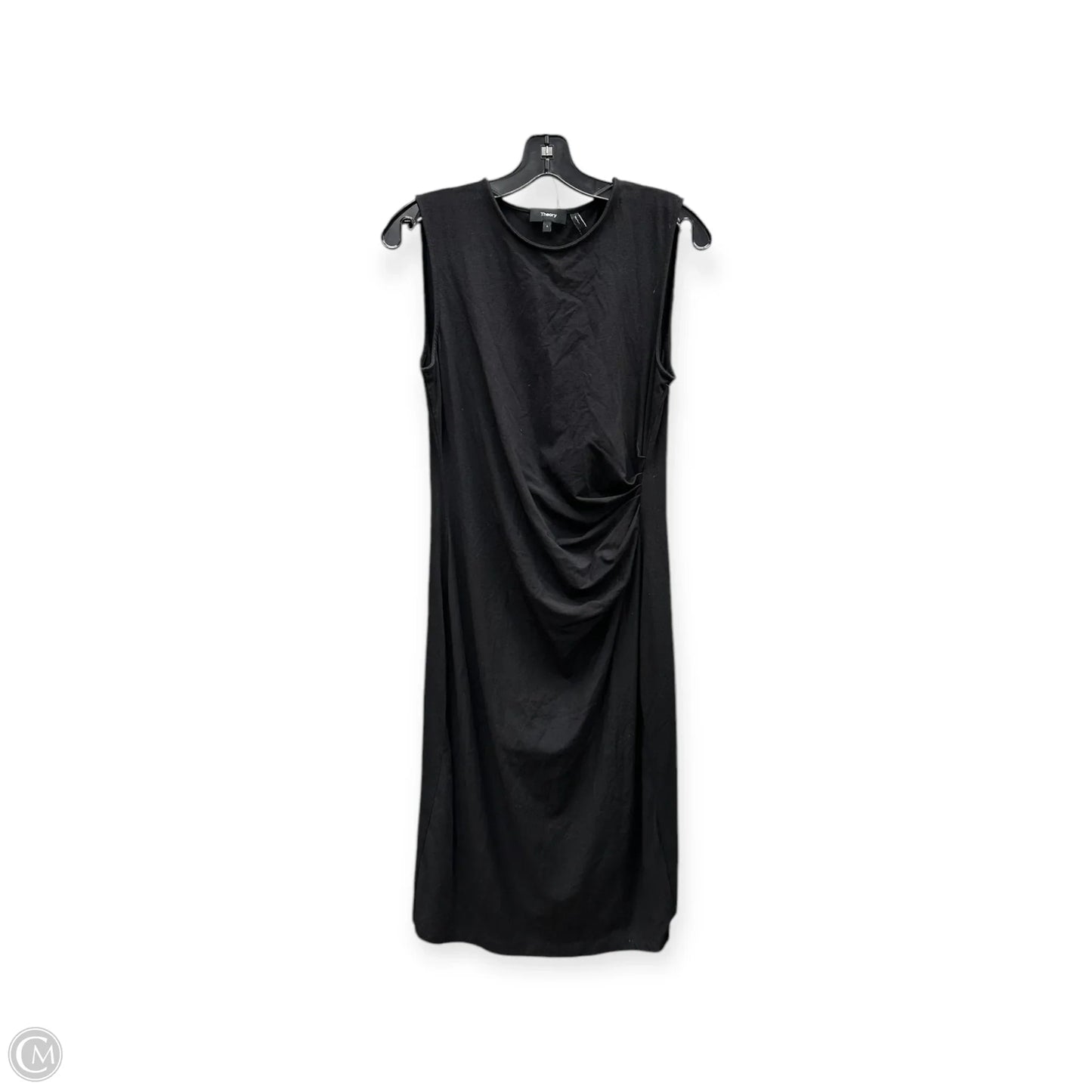 Dress Casual Midi By Theory In Black, Size: L