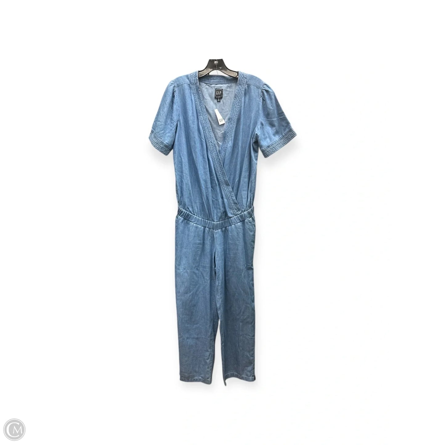 Jumpsuit By Gap In Blue Denim, Size: S