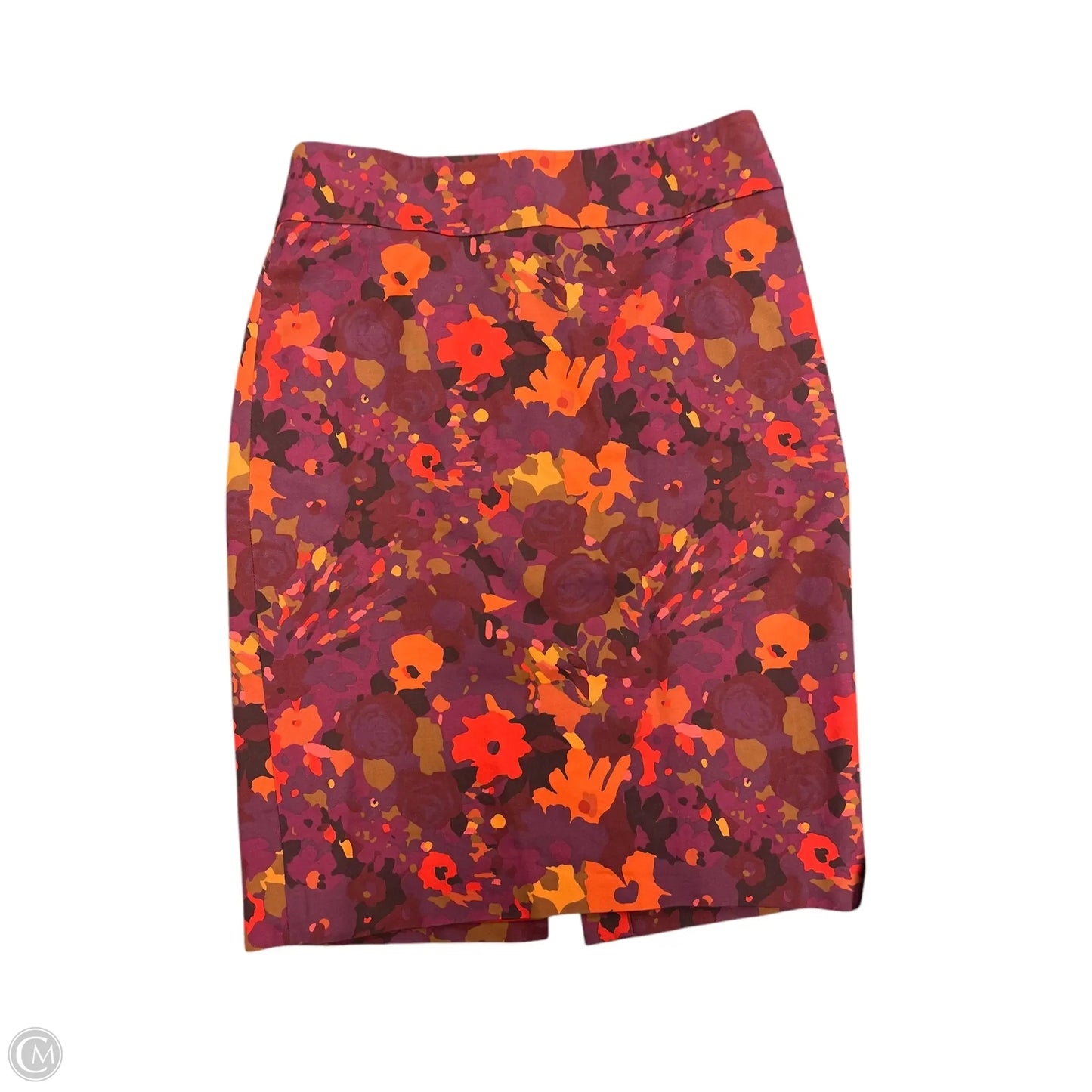 Skirt Maxi By Loft In Orange & Purple, Size: 4