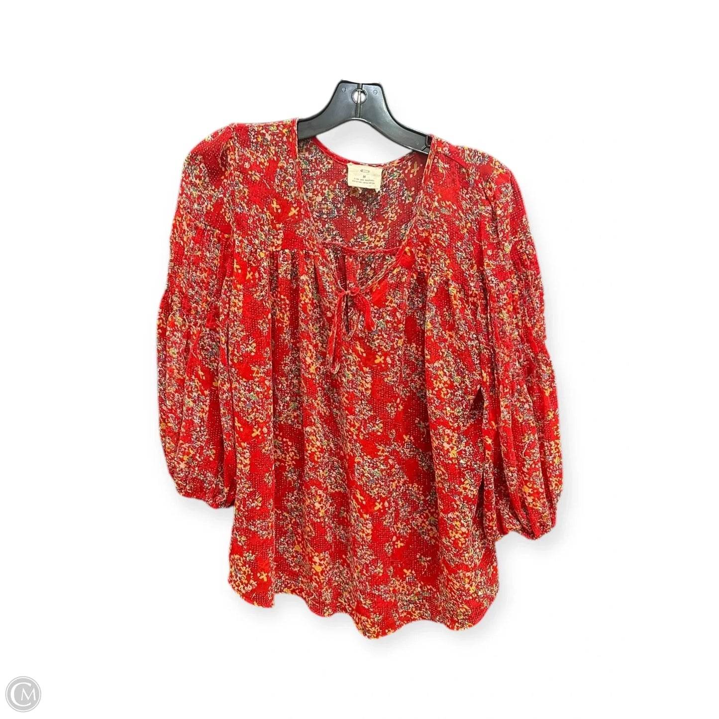 Top Long Sleeve By Pins And Needles In Red, Size: M