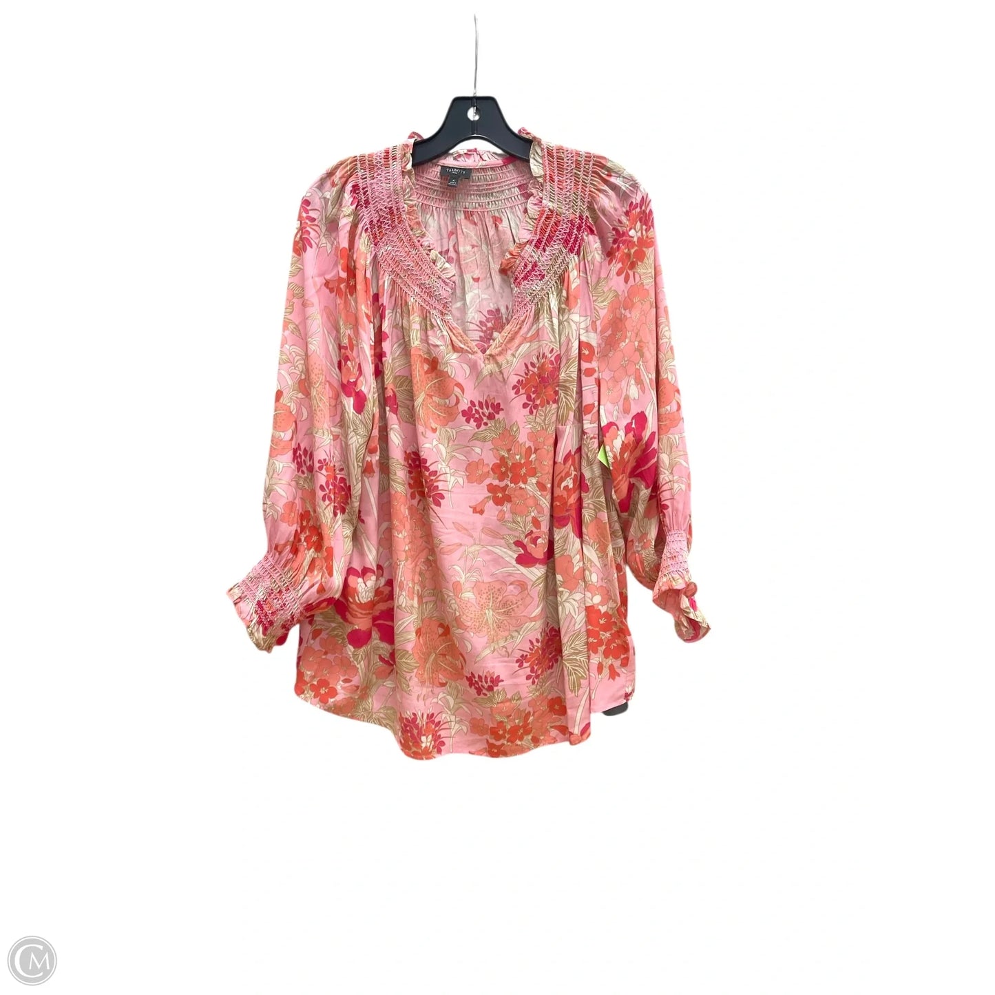 Top Long Sleeve By Talbots In Pink, Size: Xl