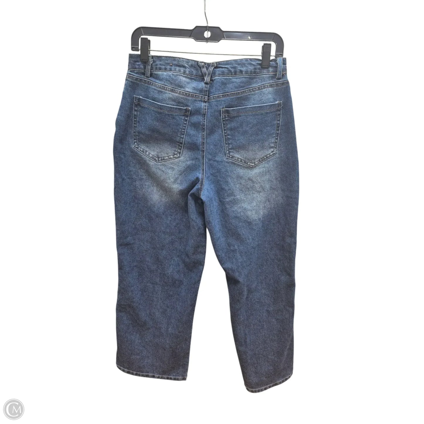 Jeans Wide Leg By Clothes Mentor In Blue Denim, Size: L