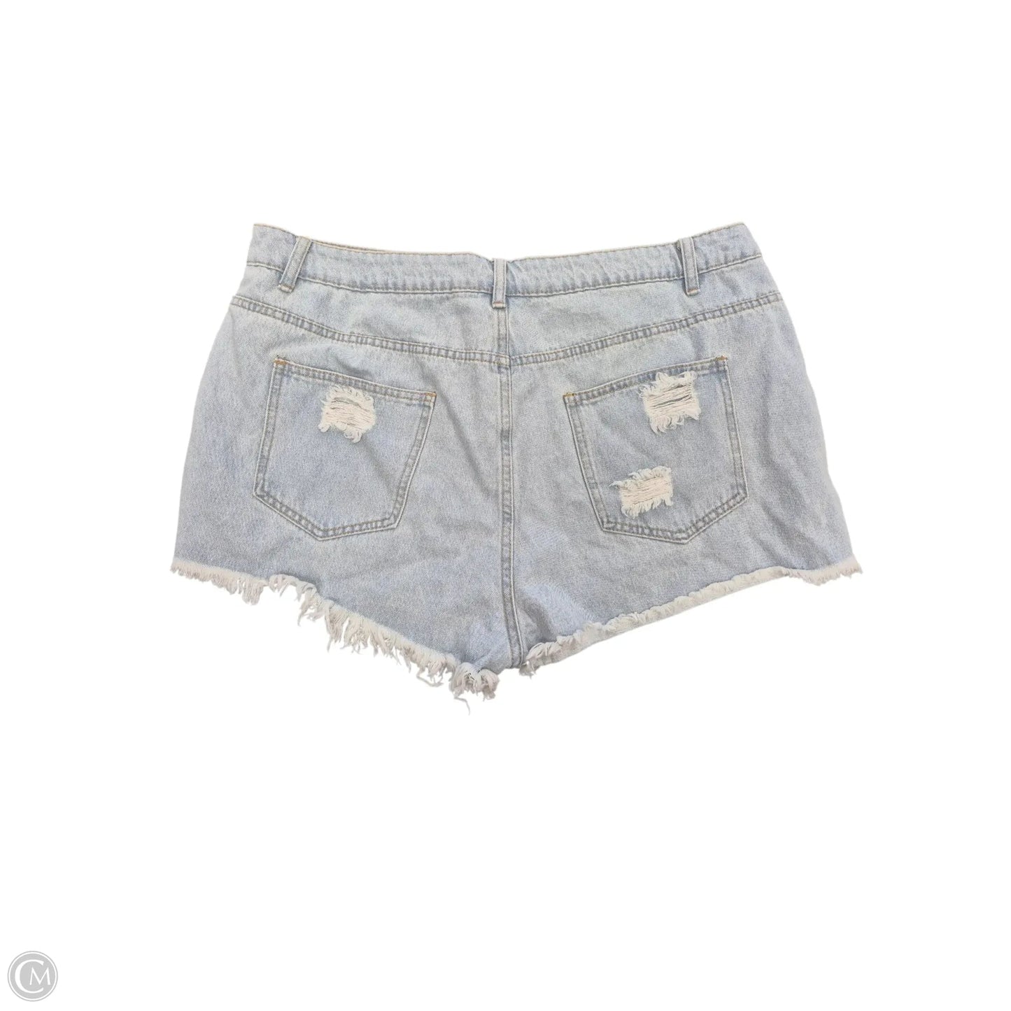 Shorts By Shein In Blue Denim, Size: 2x