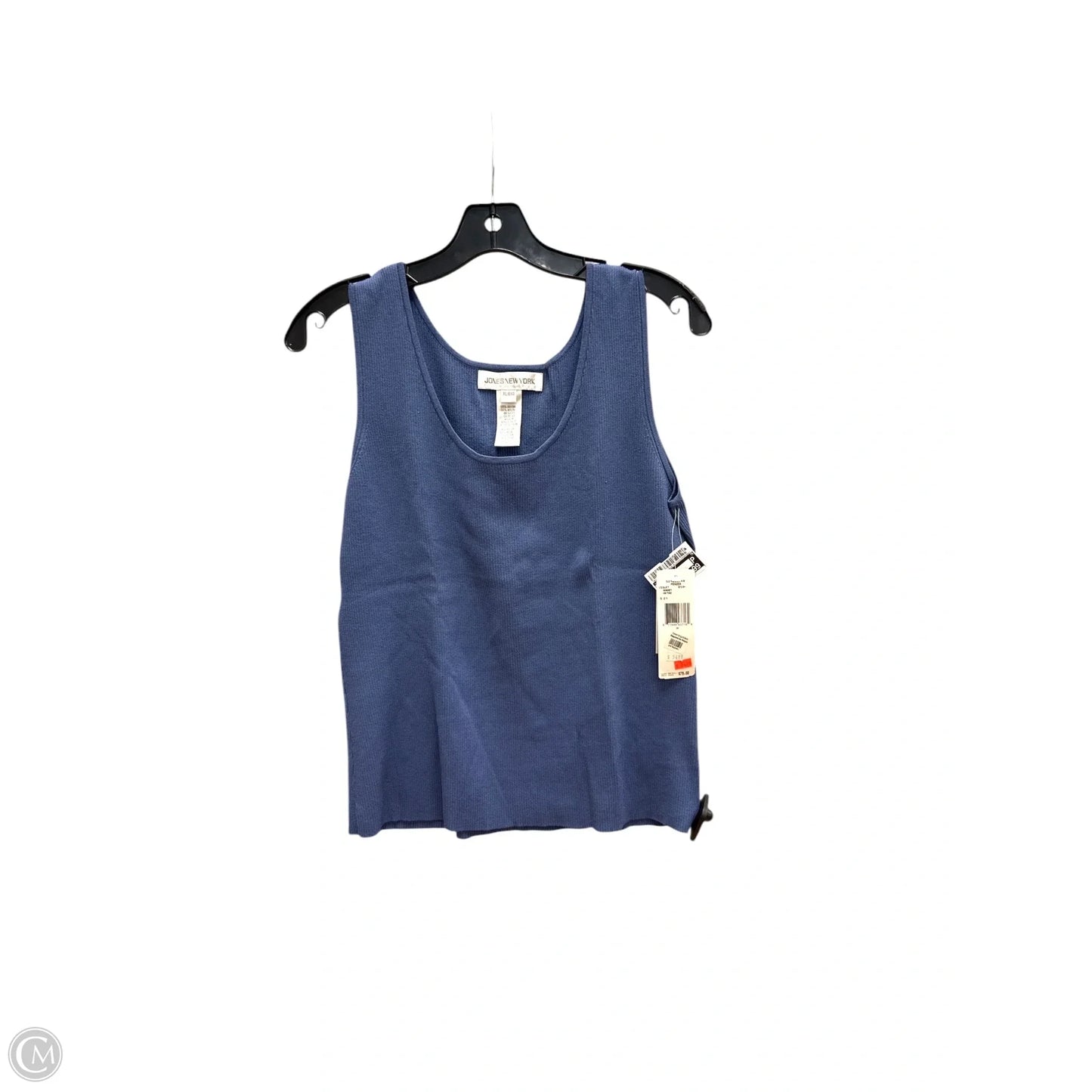 Top Sleeveless By Jones New York In Blue, Size: Xl