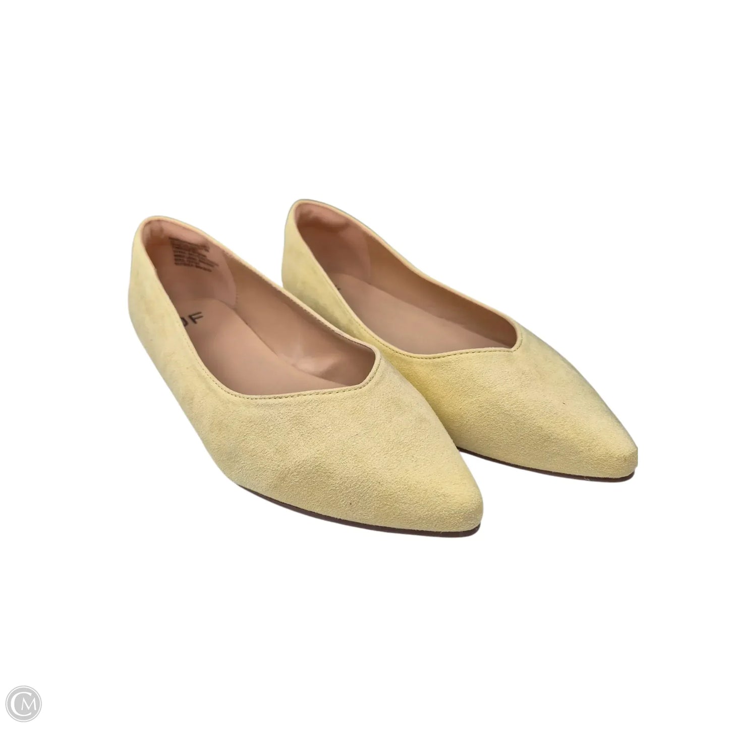 Shoes Flats By Justfab In Yellow, Size: 7.5