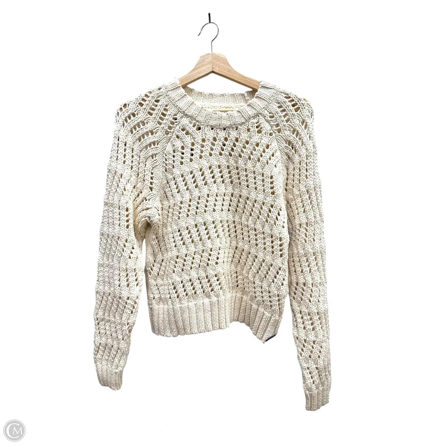 Sweater By American Eagle In Cream, Size: S