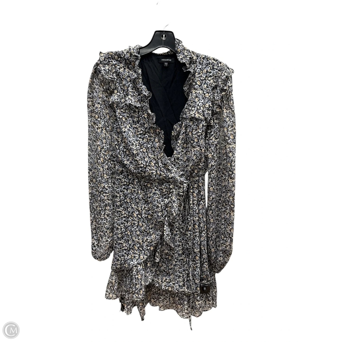 Dress Casual Midi By Mittoshop In Black & Cream, Size: L