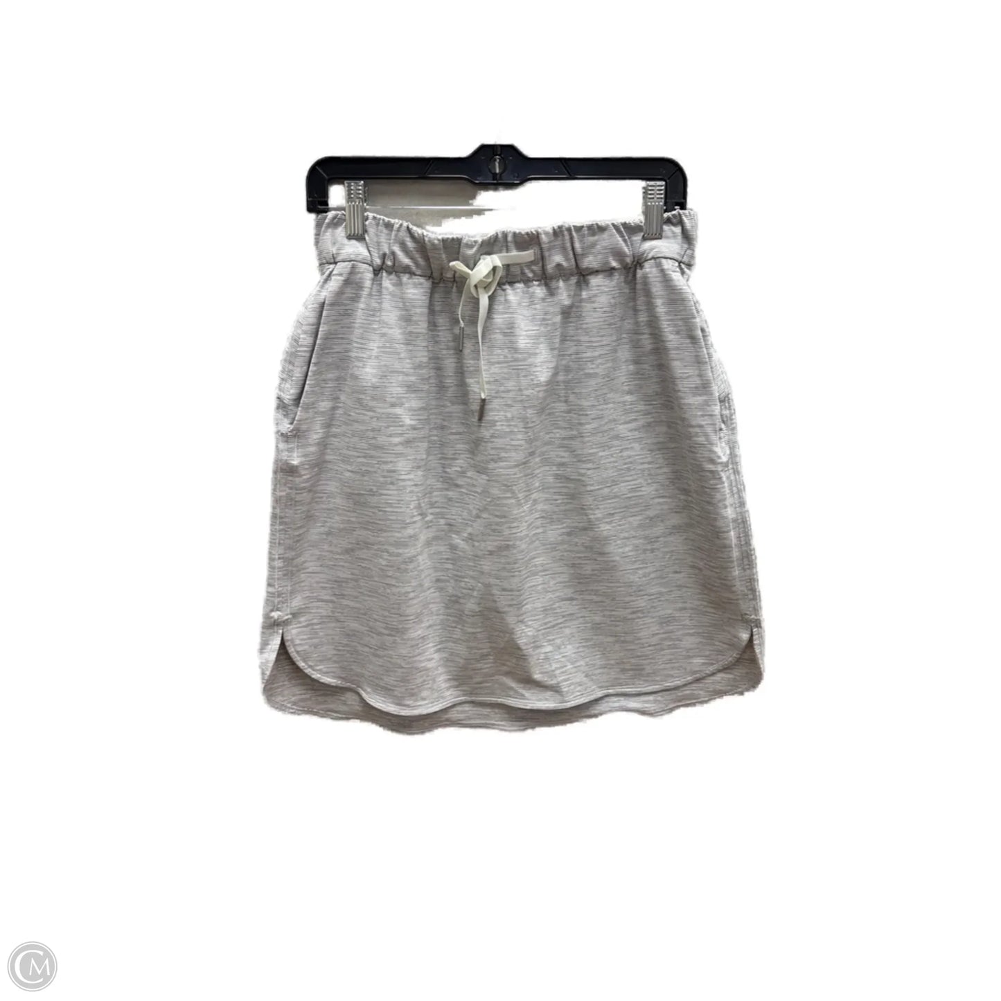 Athletic Skort By Lululemon In Grey, Size: 10