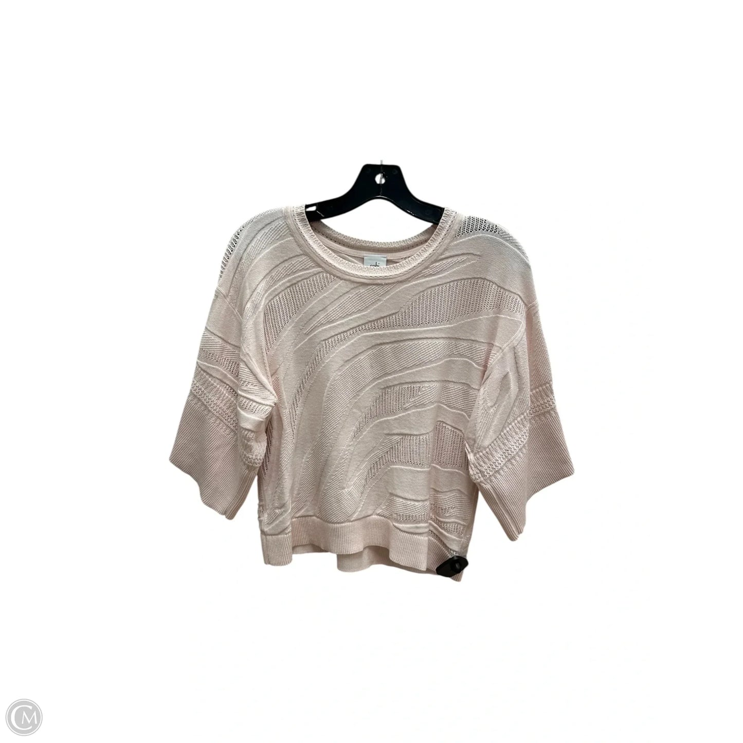 Top 3/4 Sleeve By Cabi In Pink, Size: Xs