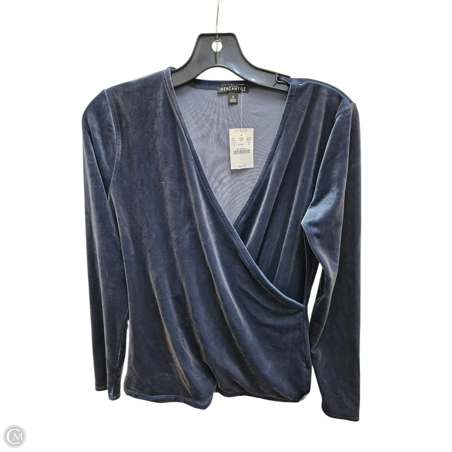 Top Long Sleeve By J. Crew In Blue, Size: S