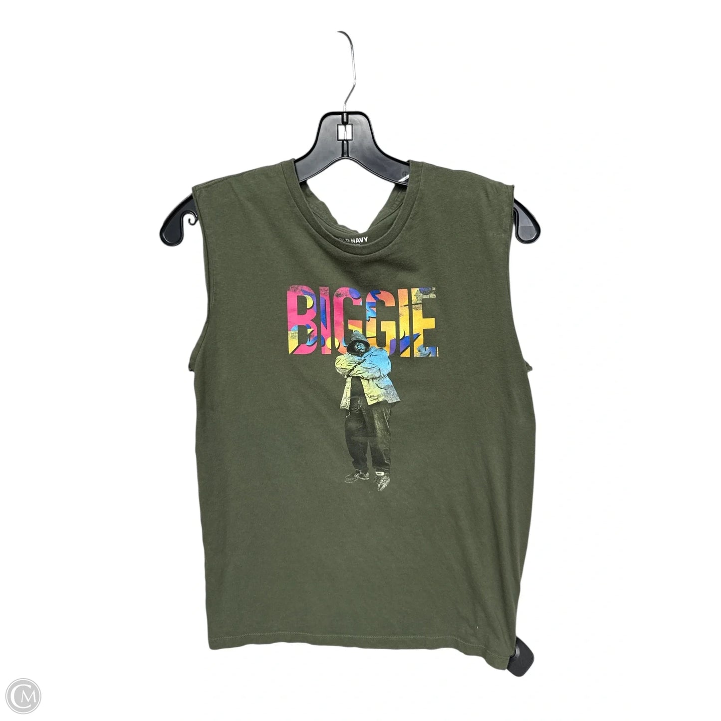 Top Sleeveless By Old Navy In Green, Size: Xl