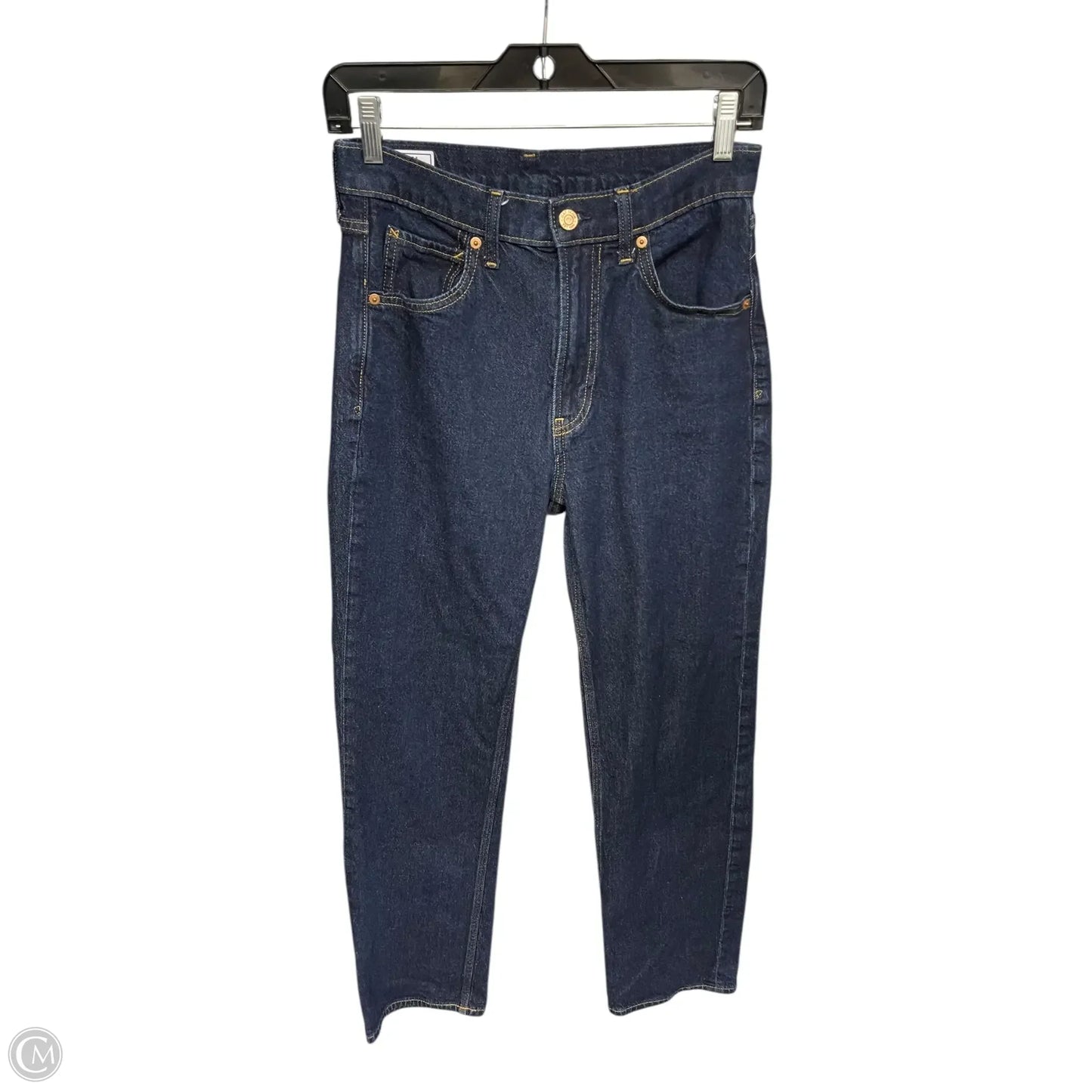 Jeans Straight By Levis In Blue Denim, Size: 2